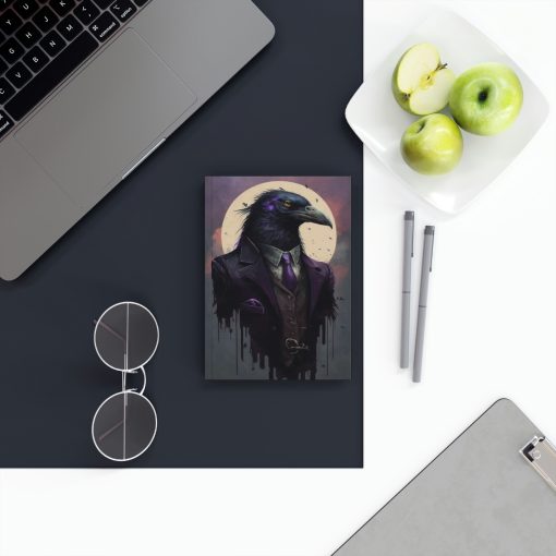 Raven Notebook – Mr. Raven – Hard Backed Journal