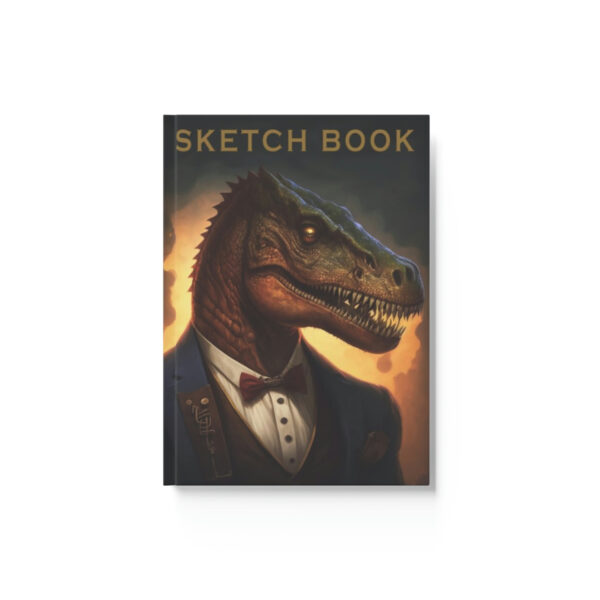 Dinosaur Sketch Book – Hat – Hard Backed Journal
