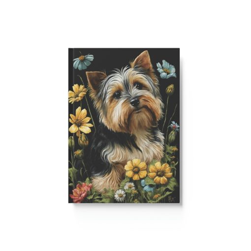 Biewer Terrier Notebook – Garden Portrait – Biewer Terrier Inspirations – Hard Backed Journal