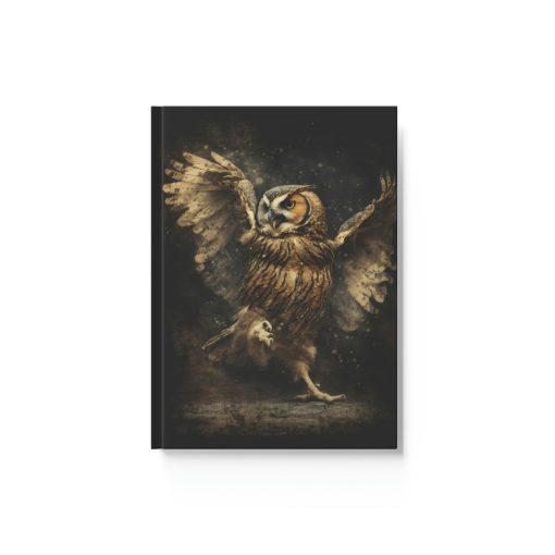 Owl Inspirations – Dancing Owl – Hard Backed Journal