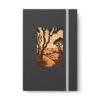 Woodcut Desert Landscape Color Contrast Notebook - Ruled