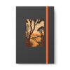 Woodcut Desert Landscape Color Contrast Notebook - Ruled