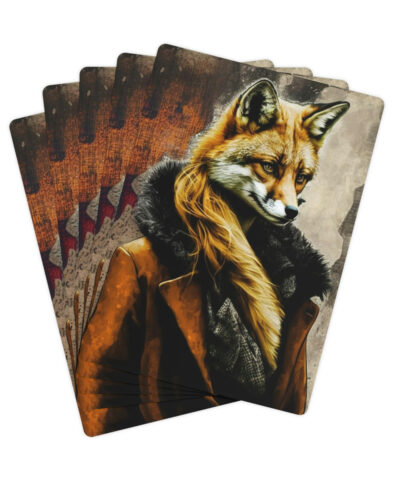 Lady Fox Poker Playing Cards