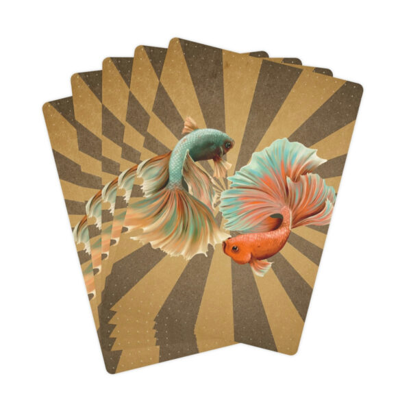Siamese Fighting Fish Poker Cards