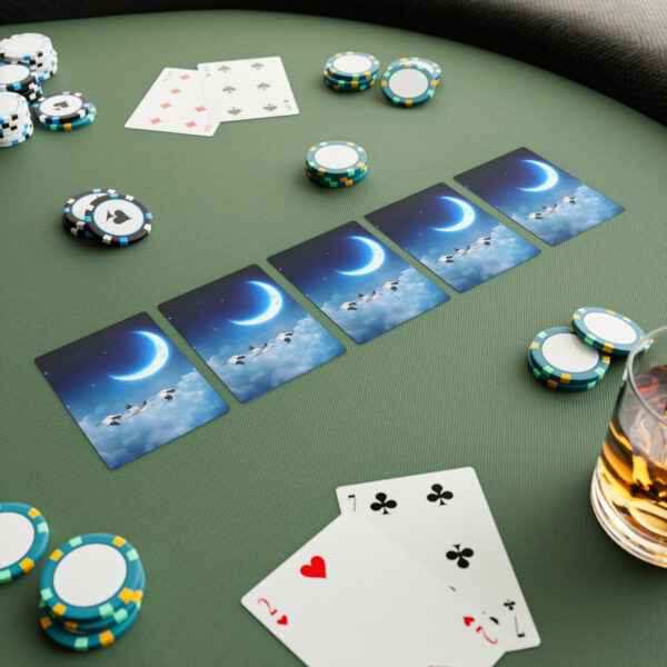 Whooping Crane Midnight Run Poker Cards