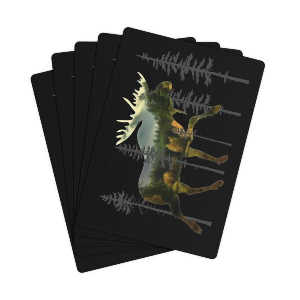 Moose in the Woods Poker Cards