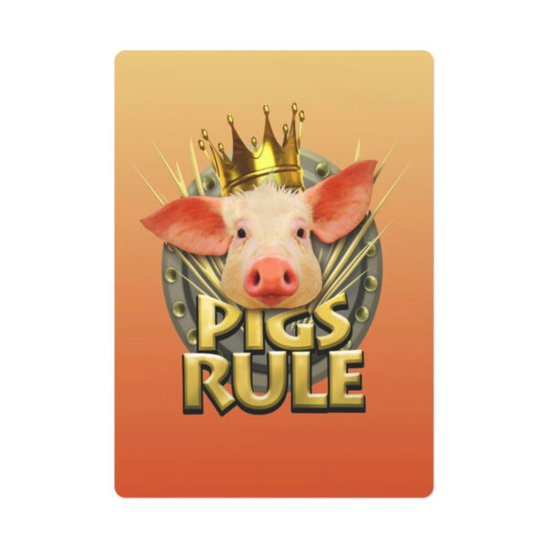 Pigs Rule Poker Cards