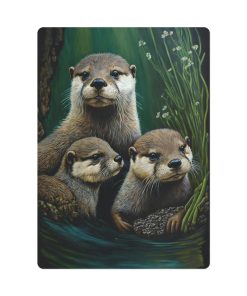 Otter Family Poker Playing Cards