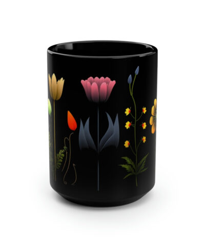 88132 108 400x480 - Boho Cottagecore Floral 15 oz Coffee Mug | Goblincore Appeal