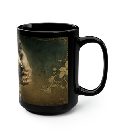 88132 1144 400x480 - Vintage Victorian Poodle Portrait - 15 oz Coffee Mug