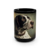 Vintage Victorian Poodle Portrait – 15 oz Coffee Mug