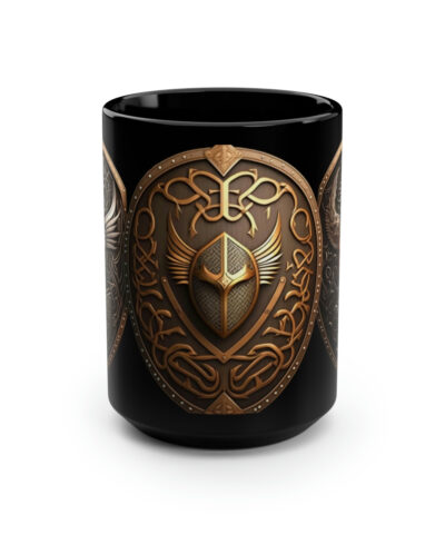 88132 1197 400x480 - Viking Valhalla Norse War Shields - 15 oz Coffee Mug