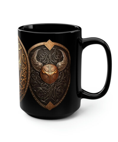 88132 1198 400x480 - Viking Valhalla Norse War Shields - 15 oz Coffee Mug