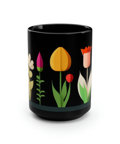 88132 126 400x480 - Mid-Century Modern Minimalism Floral Coffee Mug