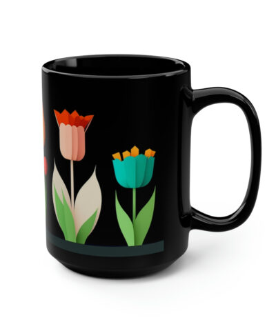 88132 127 400x480 - Mid-Century Modern Minimalism Floral Coffee Mug