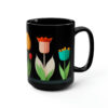 Mid-Century Modern Minimalism Floral Coffee Mug