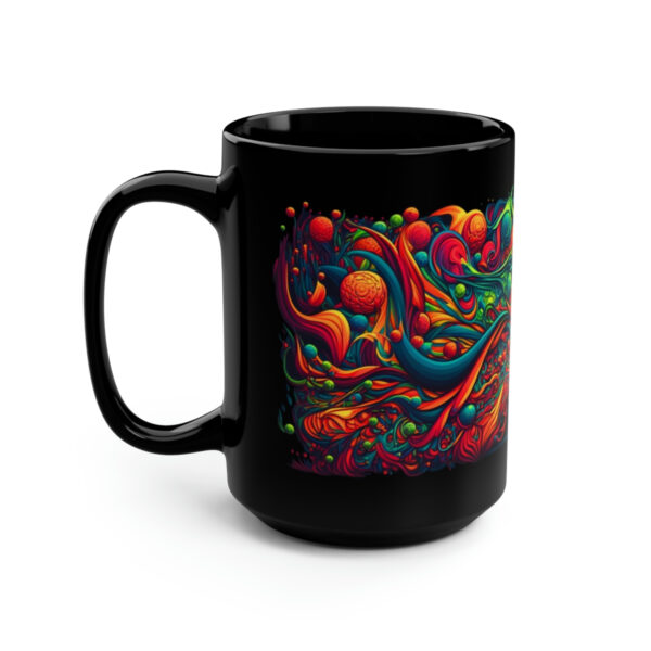 Psychedelic Bohemian Soccer Player 15 oz Coffee Mug Gift