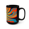 Boho Modern Psychedelic Soccer Player 15 oz Coffee Mug Gift