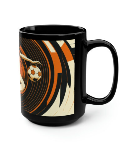 88132 1441 400x480 - Mid-Century Modern Woman's Soccer Player 15 oz Coffee Mug Gift | Art Deco Retro Style