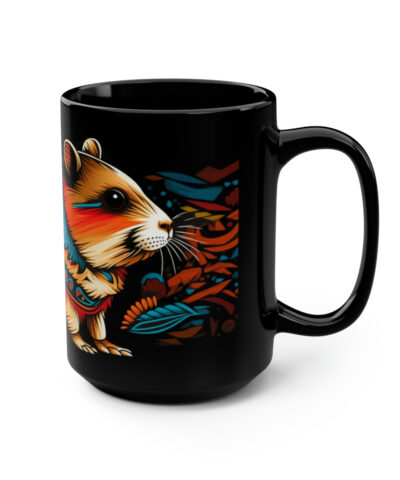 88132 1459 400x480 - Boho Modern Hamster 15 oz Coffee Mug Gift