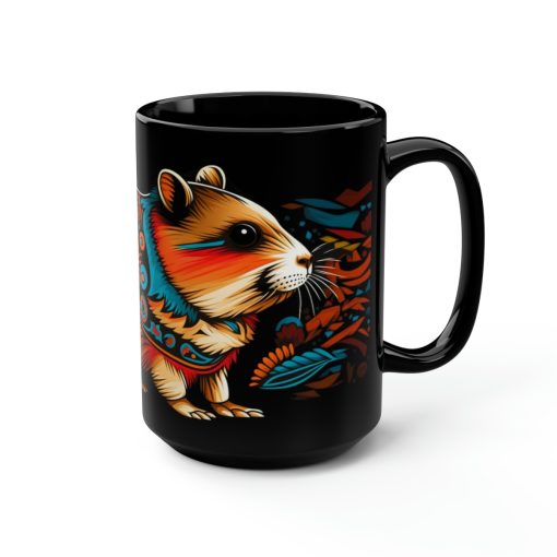 Boho Modern Hamster 15 oz Coffee Mug Gift