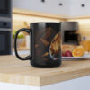 Mid-Century Modern Geometric Hamster 15 oz Coffee Mug Gift