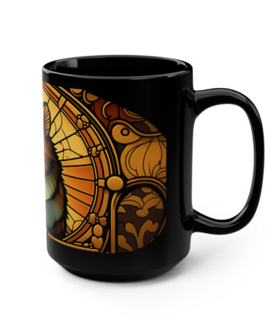 88132 1495 400x480 - Boho Art Nouveau Hamster 15 oz Coffee Mug Gift for Hamster Lovers