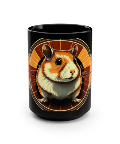 88132 1503 400x480 - Mid-Century Modern Hamster 15 oz Coffee Mug Gift
