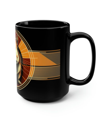 88132 1504 400x480 - Mid-Century Modern Hamster 15 oz Coffee Mug Gift