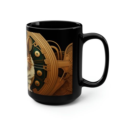 Mid-Century Modern Hamster 15 oz Coffee Mug Gift for Hamster Lovers