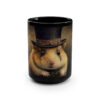 Vintage Victorian Hamster Heart 15 oz Coffee Mug