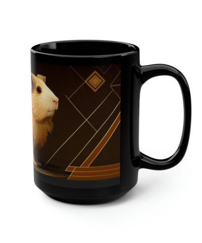 88132 1549 400x480 - Mid-Century Modern Guinea Pig 15 oz Coffee Mug