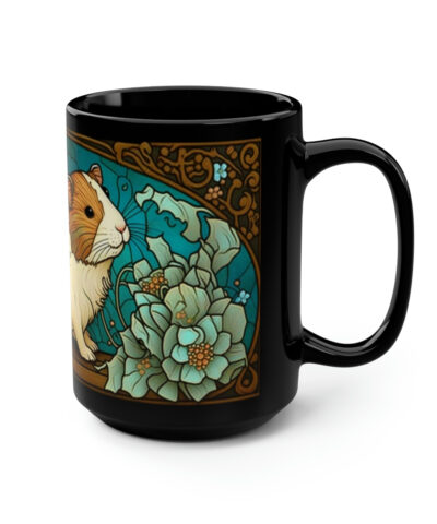 88132 1558 400x480 - Art Nouveau Boho Guinea Pig 15 oz Coffee Mug | Victorian Vintage Style