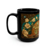 Art Nouveau Boho Guinea Pig 15 oz Coffee Mug | Victorian Vintage Style