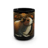 Art Nouveau Boho Guinea Pig 15 oz Coffee Mug | Victorian Vintage Style