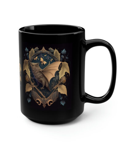 88132 1594 400x480 - Gothic Bat 15 oz Coffee Mug perfect birthday gift for nature lovers
