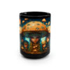 Cottagecore Magic Mushrooms 15 oz Coffee Mug perfect for the mushrooming fan or as a birthday gift for nature lovers