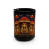 Goblin Ghouls Magic Mushrooms 15 oz Coffee Mug perfect for the mushrooming fan or as a birthday gift for nature lovers