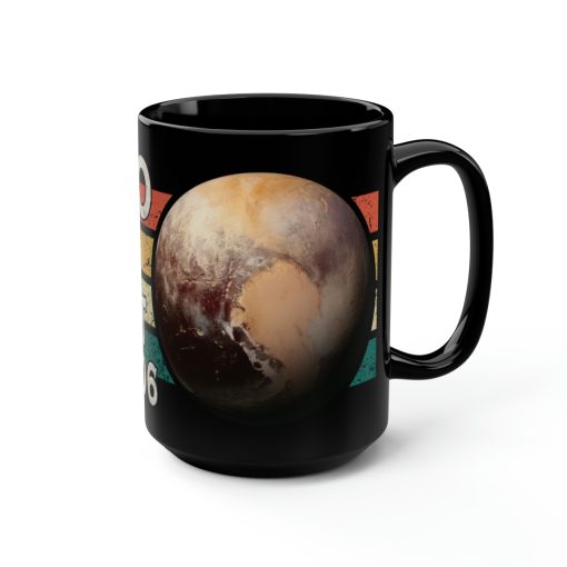Pluto Never Forget 1936-2006 Planet Mug, Trendy Science Gift, Science Lover Gift, Retro Space, Astronomy Lover
