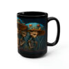 Goblin Ghouls Magic Mushrooms 15 oz Coffee Mug perfect for the mushrooming fan or as a birthday gift for nature lovers