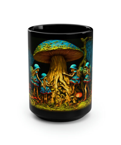 88132 234 400x480 - Woodland Fairies Magic Mushroom 15 oz Coffee Mug perfect for the mushrooming fan or as a birthday gift for nature lovers