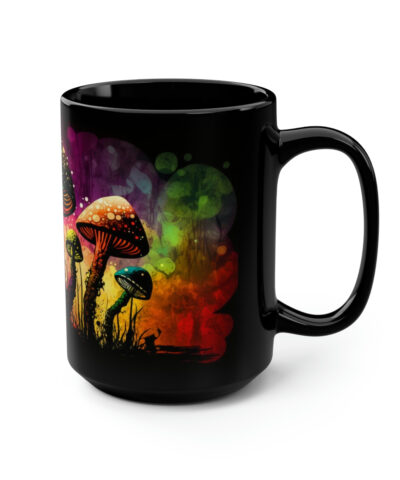 88132 244 400x480 - Grunge Magic Mushrooms 15 oz Coffee Mug perfect for the mushrooming fan or as a birthday gift for nature lovers