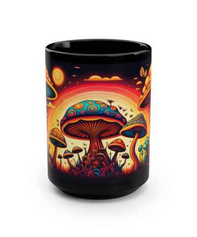 88132 252 400x480 - Retro Magic Mushroom 15 oz Coffee Mug perfect for the mushrooming fan or as a birthday gift for nature lovers