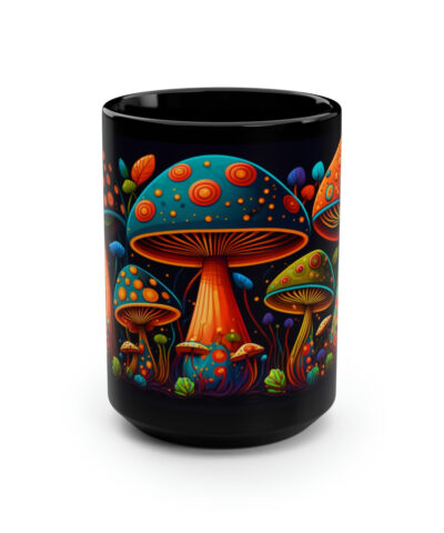 88132 261 400x480 - Magic Mushroom 15 oz Coffee Mug perfect for the mushrooming fan or as a birthday gift for nature lovers