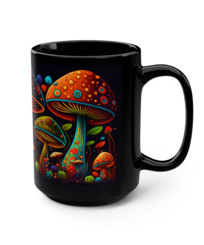 88132 262 400x480 - Magic Mushroom 15 oz Coffee Mug perfect for the mushrooming fan or as a birthday gift for nature lovers