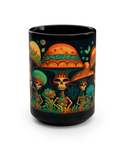 88132 270 400x480 - Mesoamerican Magic Mushroom Skulls 15 oz Coffee Mug perfect for the mushrooming fan or as a birthday gift for nature lovers
