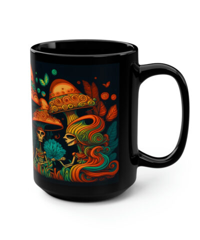 88132 271 400x480 - Mesoamerican Magic Mushroom Skulls 15 oz Coffee Mug perfect for the mushrooming fan or as a birthday gift for nature lovers