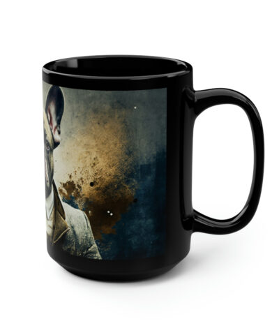 88132 37 400x480 - Grunge French Bulldog Portrait | 15 oz Coffee Mug | Perfect Gift for the Frenchie Lover