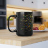 Pop Art Splatter Soccer Design 15 oz Coffee Mug Gift