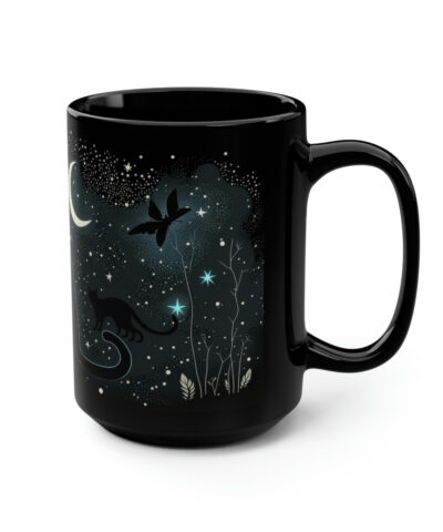 88132 424 400x480 - Black Cat at Midnight 15 oz Coffee Mug Gift